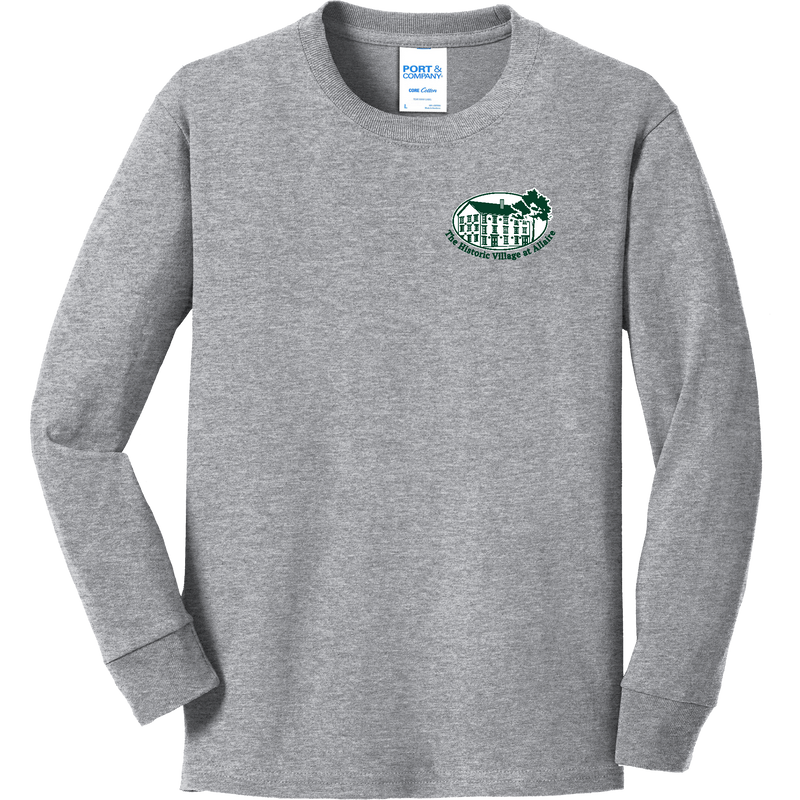 Allaire Village Youth Long Sleeve Core Cotton Tee
