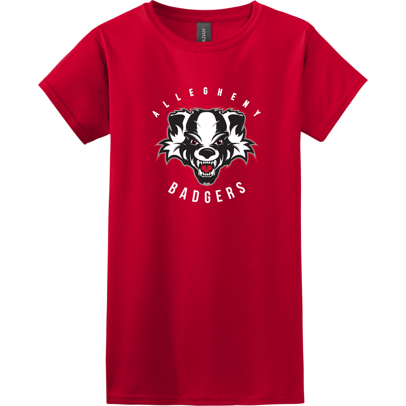 Scary Badgers Softstyle Ladies' T-Shirt