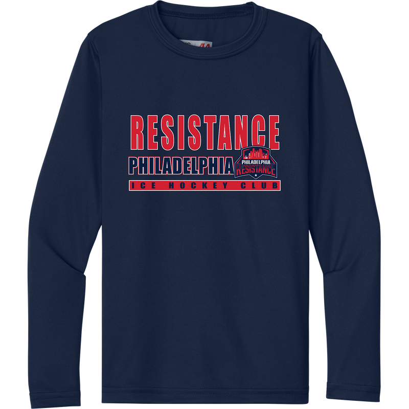 Philadelphia Resistance Youth Cooling Performance Long Sleeve Tee