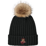 Jersey Shore Wildcats Faux Fur Pom Beanie