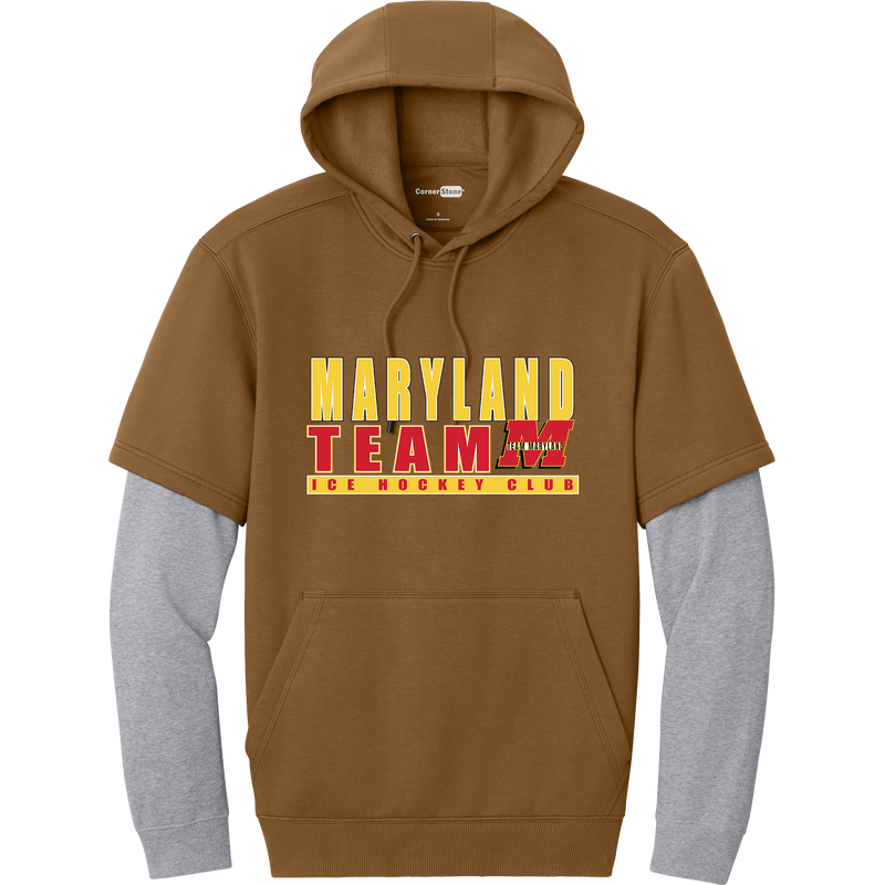 Team Maryland Tough Fleece Layered Hoodie