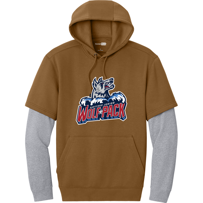 Hartford Jr. Wolfpack Tough Fleece Layered Hoodie