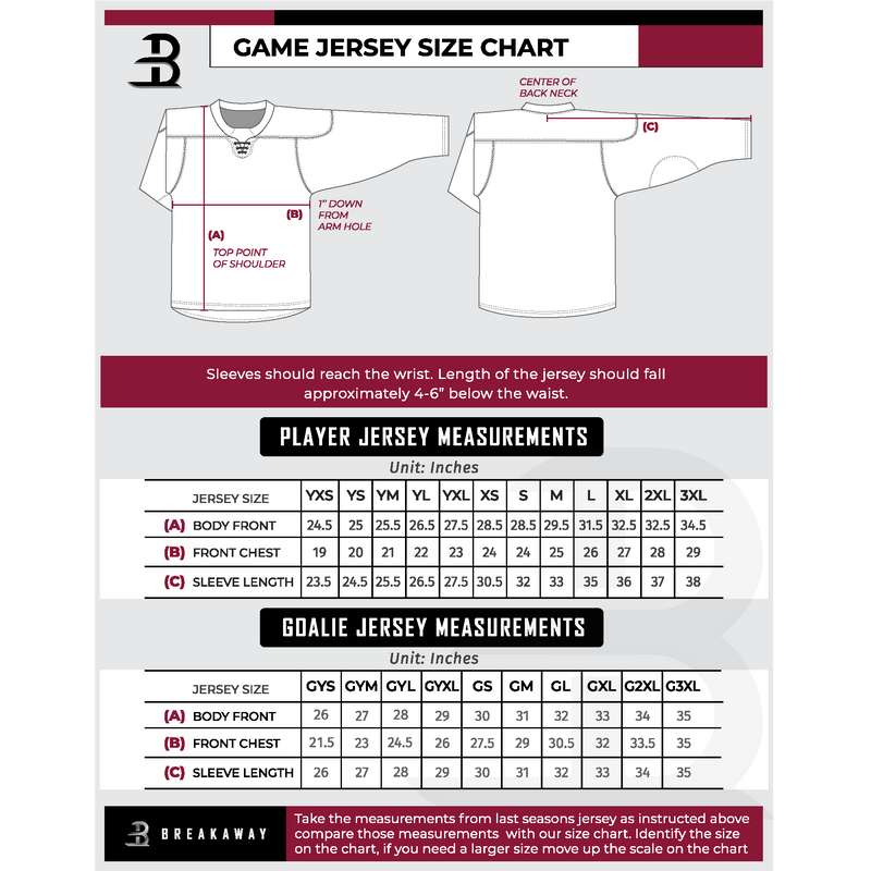Dupage Black Bears Youth Goalie Hybrid Jersey