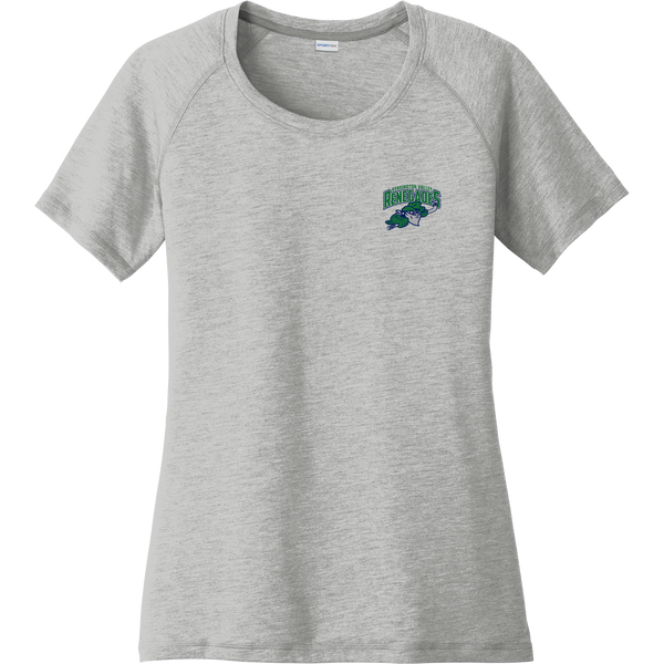 Kensington Valley Renegades Ladies PosiCharge Tri-Blend Wicking Scoop Neck Raglan Tee