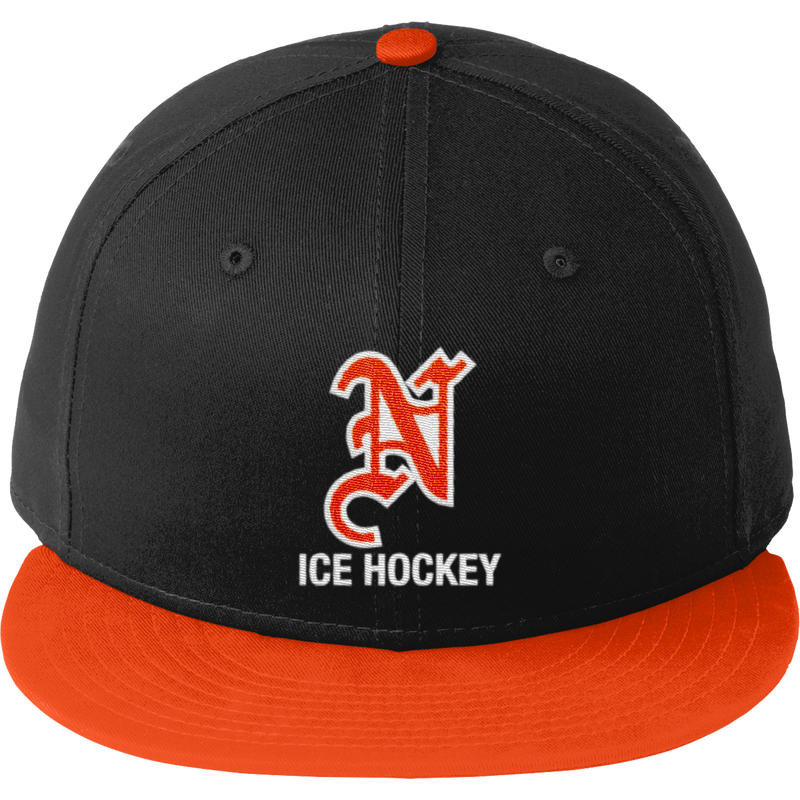 Midd North Hockey New Era Flat Bill Snapback Cap
