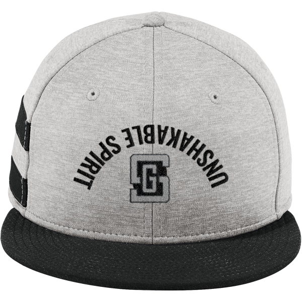 Gregory Schaefer New Era Shadow Heather Striped Flat Bill Snapback Cap
