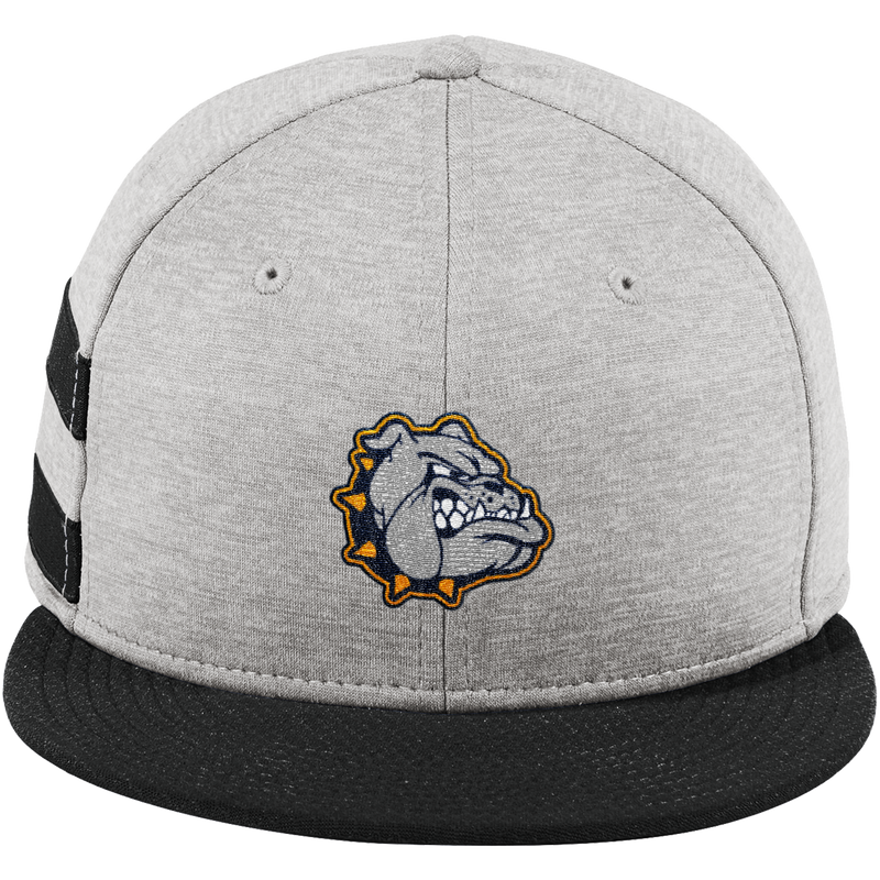 Chelsea Bulldogs New Era Shadow Heather Striped Flat Bill Snapback Cap