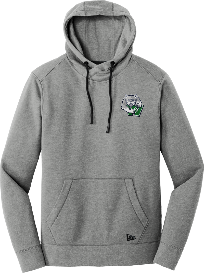 Woodbridge Wolfpack New Era Tri-Blend Fleece Pullover Hoodie