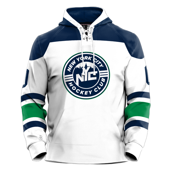 NYC Hockey Club Youth Sublimated Retro Hoodie