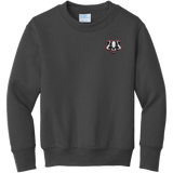 Scary Badgers Youth Core Fleece Crewneck Sweatshirt