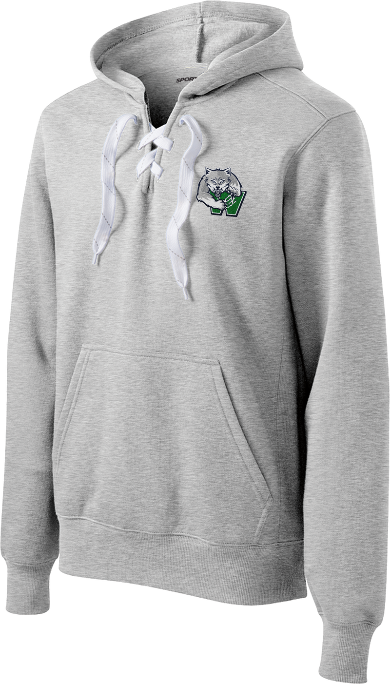 Woodbridge Wolfpack Lace Up Pullover Hooded Sweatshirt